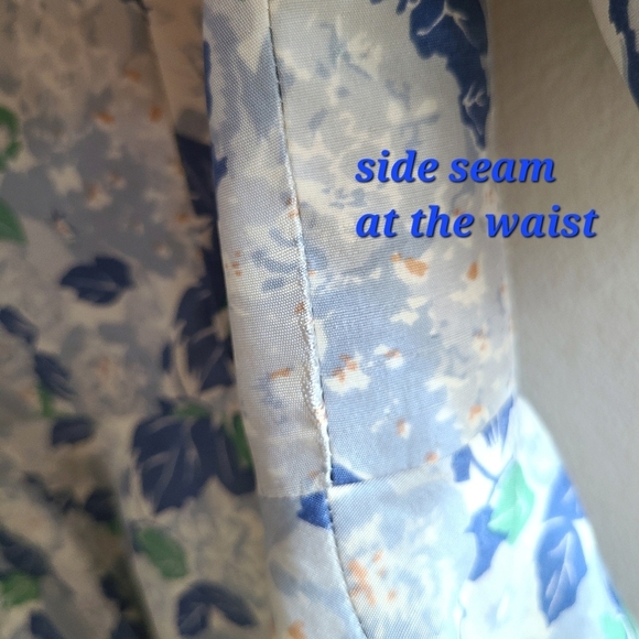 Vintage silk‎ skirt suit set floral - Picture 8 of 14